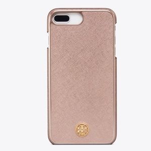 NWT~TORY BURCH~iPhone 8+ Robinson Leather HardeCas